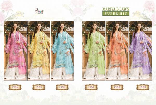 Mariya B Lawn Super Hit Pure Cotton Print With Heavy Embroider Top Chiffon Print Dupata 